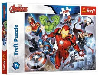 Trefl Puzzle 200 el. Waleczni Avengersi