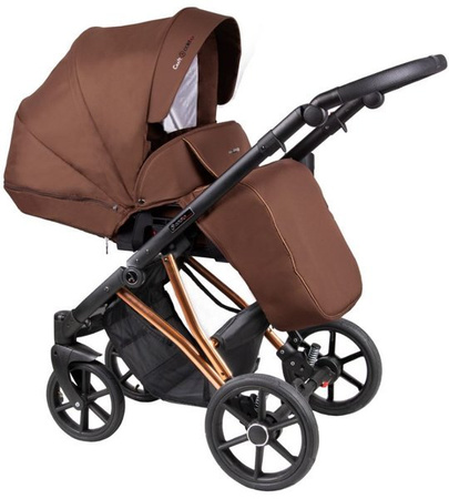 Coletto Craft Wózek Głęboko-Spacerowy 2w1 C-10 Czarna Rama