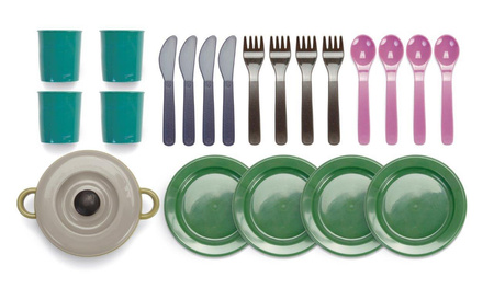 Dantoy GREEN BEAN Zestaw obiadowy z recyklingu