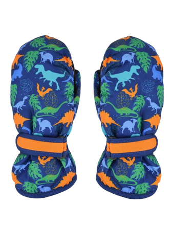 Noviti Rękawiczki Narciarskie 1P Chłopięce Dinozaury Rozmiar 14