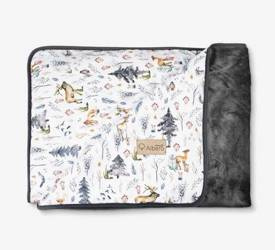 Albero Mio Kocyk Pluszowy Skandynawski Las F002