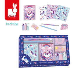 Janod Zestaw piśmienniczy Jednorożce Kraina snów 6+