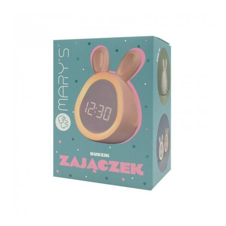 MARY'S Budzik Zajączek Różowy