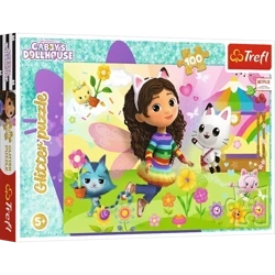 Trefl Puzzle Brokatowe Koci Domek Gabi Brokatowa Gabi 100 Elementów
