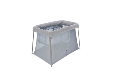 Beaba Łóżeczko turystyczne dwupoziomowe z funkcją kojca 3w1 Eazy sleep Heather grey / Pebble