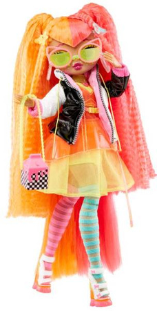 L.O.L. Surprise 707 OMG Fierce Dolls Wysoka Lalka 29cm Neonlicious