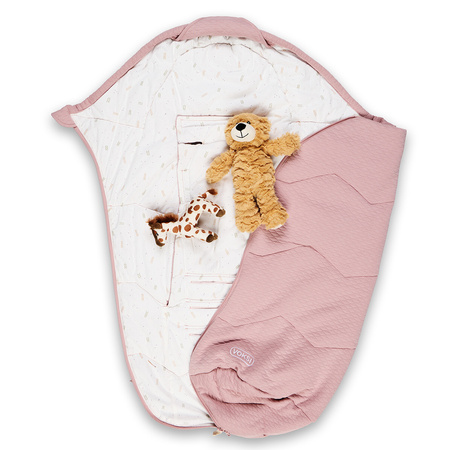 BeSafe Voksi Breeze Light Śpiworek Do Fotelika/Wózka Voksi Pudrowy Róż