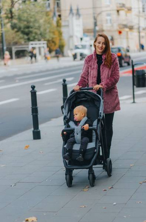 4Baby Moody XXII Wózek Spacerowy 2023 Light Grey