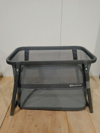 [OUTLET] Kinderkraft Sofi Plus Łóżeczko Turystyczne z Funkcją Kojca Grey