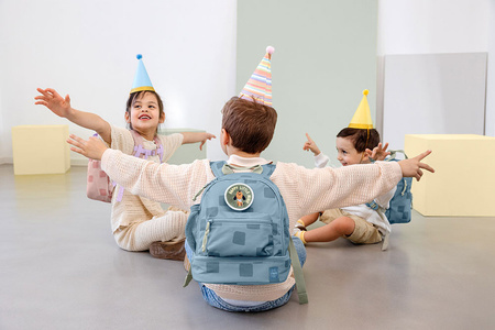 Lassig Plecak mini kwadratowy Pattern Party Rose