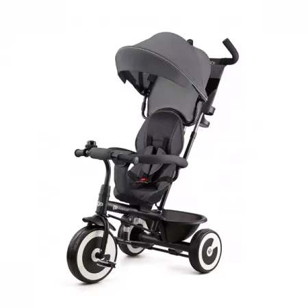 Kinderkraft Aston Rowerek Trójkołowy Spacerówka Malachite Grey