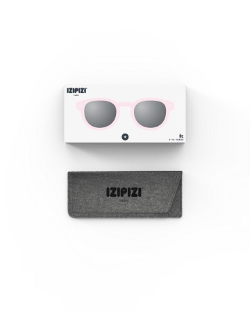 IZIPIZI Okulary Przeciwsłoneczne dla Dzieci 5-10 lat Pink C