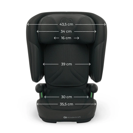 Kinderkraft Unity 2 Fotelik Samochodowy 15-50 kg Czarny