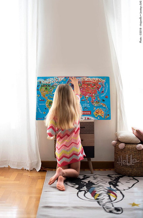 Janod Puzzle magnetyczne Mapa świata