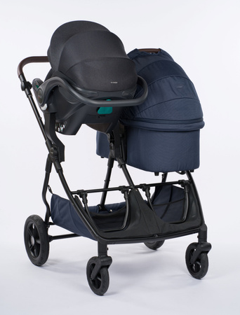 Mast M.Twin x Wózek Bliźniaczy Mast Swiss Design Koła Light Blueberry