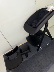 [OUTLET] Cybex Click & Fold Krzesełko Do Karmienia Z Bujakiem i Tacką 4w1 Stunning Black