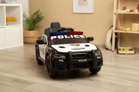 Toyz Dodge Charger Policja Pojazd na Akumulator White