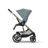 Cybex Balios S Lux 2.0 Wózek Głęboko-Spacerowy Stormy Blue + Cloud G I-Size Fotelik Samochodowy 0-13kg + Osłony Przeciwdeszczowe + Adaptery