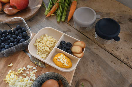 Beaba Silikonowy trójdzielny talerz z przyssawką Clay