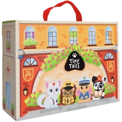 Trefl City Tiny Tails Magnetic Box Zabawka Drewniana