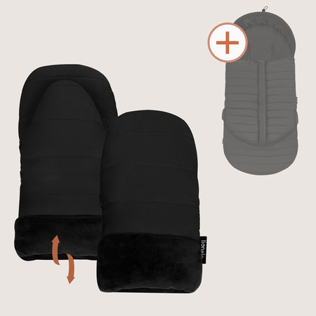 Lionelo Handmuff Rękawiczki do Wózka Beige