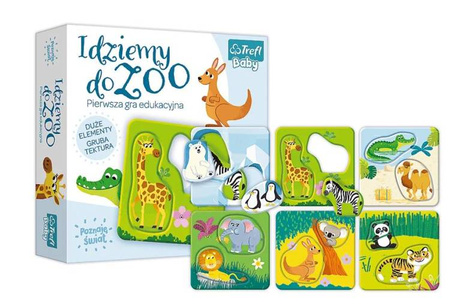 Trefl Idziemy do Zoo Edukacyjna Układanka