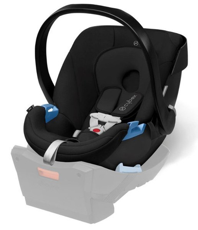 Cybex Aton Fotelik Samochodowy 0-13 kg Pure Black + Cybex Baza 2 do Fotelików Aton