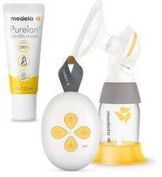 Medela Solo Laktator Elektryczny Pojedynczy + GRATIS Purelan Lanolinowa Maść na Brodawki