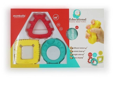 Mombella Gryzaki Geometryczne Zwierzątka 