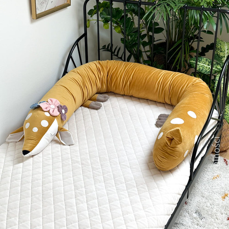 SenLove Poduszka Wałek Ochraniacz do Łóżka Sarenka