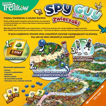 Trefl Gra Spy Guy Junior Zwierzaki