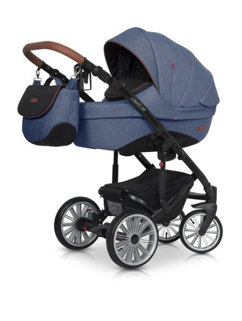 Euro-Cart Delta Wózek Głęboko-Spacerowy 2w1 Denim 03