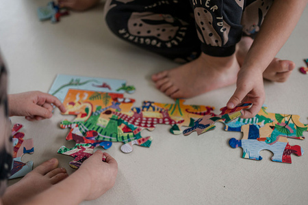 Mudpuppy Puzzle obserwacyjne Potężne dinozaury 64 elementy 4+