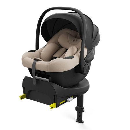 Kinderkraft Zestaw 3w1 Endura Safe Modular System Fotelik Samochodowy 0-36 kg Beżowy