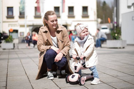 [OUTLET] Scootandride Highwaykick 1 Jeździk i Hulajnoga 2w1 1-5 lat  Rose