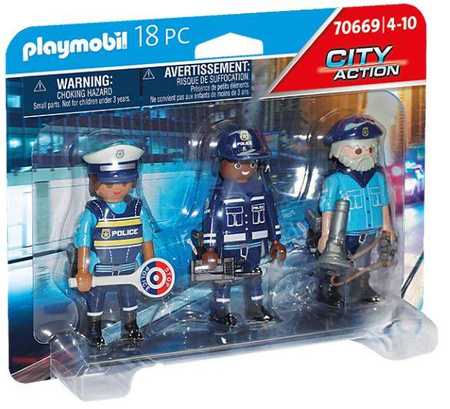 Playmobil 70669 Zestaw Figurek Policjanci