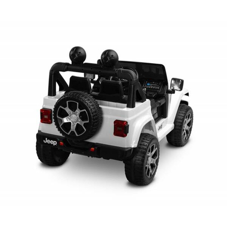 Toyz Jeep Rubicon Pojazd na Akumulator White