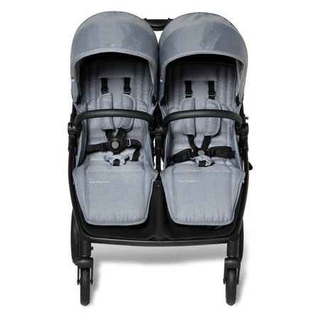 Mast M.Twin x Wózek Bliźniaczy Mast Swiss Design Koła Light Glacier Lake