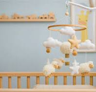 Neno Nelu Karuzela do Łóżeczka z Uchwytem Mocującym