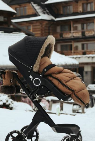 Makaszka Śpiworek Premium Do Wózka 12-36m Camel