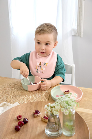 Lassig Zestaw śliniaków bawełnianych 5szt. 3m+ Happy Fruits Cherry