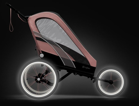Cybex Zeno Siedzisko Przyczepki Do Biegania Do Roweru Cybex Sports  Silver Pink