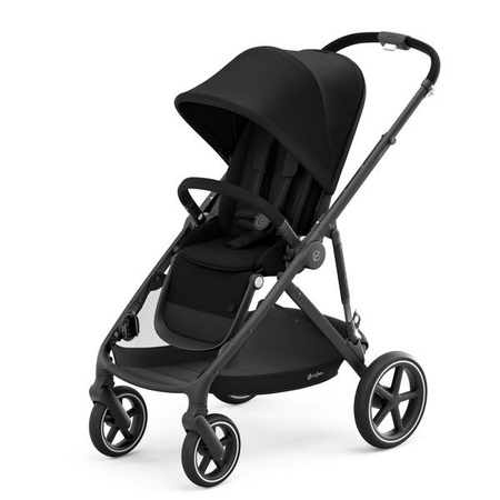 Cybex Gazelle S Wózek Bliźniaczy Deep Black rama Black