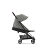 Cybex Coya Wózek Spacerowy Rama Chrome Mirage Grey + Cybex Coya Moskitiera Black