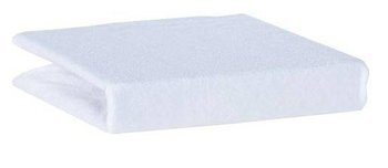 Albero Mio Prześcieradło Frotte Białe 120x60 cm