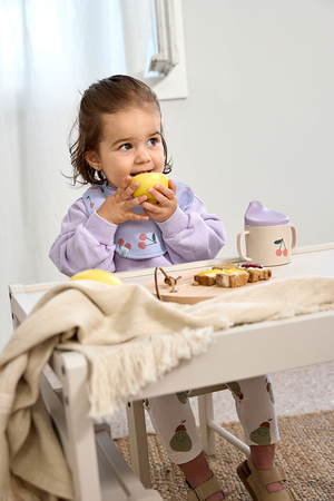 Lassig Zestaw śliniaków bawełnianych 5szt. 3m+ Happy Fruits Cherry