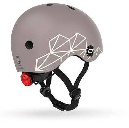 Scootandride Kask XXS-S Dla dzieci 1-5 Lat  Brown Lines