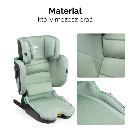 Kidnort Mane Fotelik Samochodowy 15-36 kg Zielony 