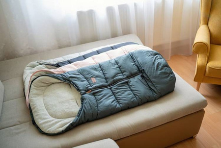 Petite&Mars Śpiworek Zimowy Jibot 3w1 Dusty Pink