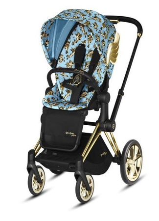 Cybex E-Priam Wózek Spacerowy - Edycja Jeremy Scott Cherub Blue by Jeremy Scott